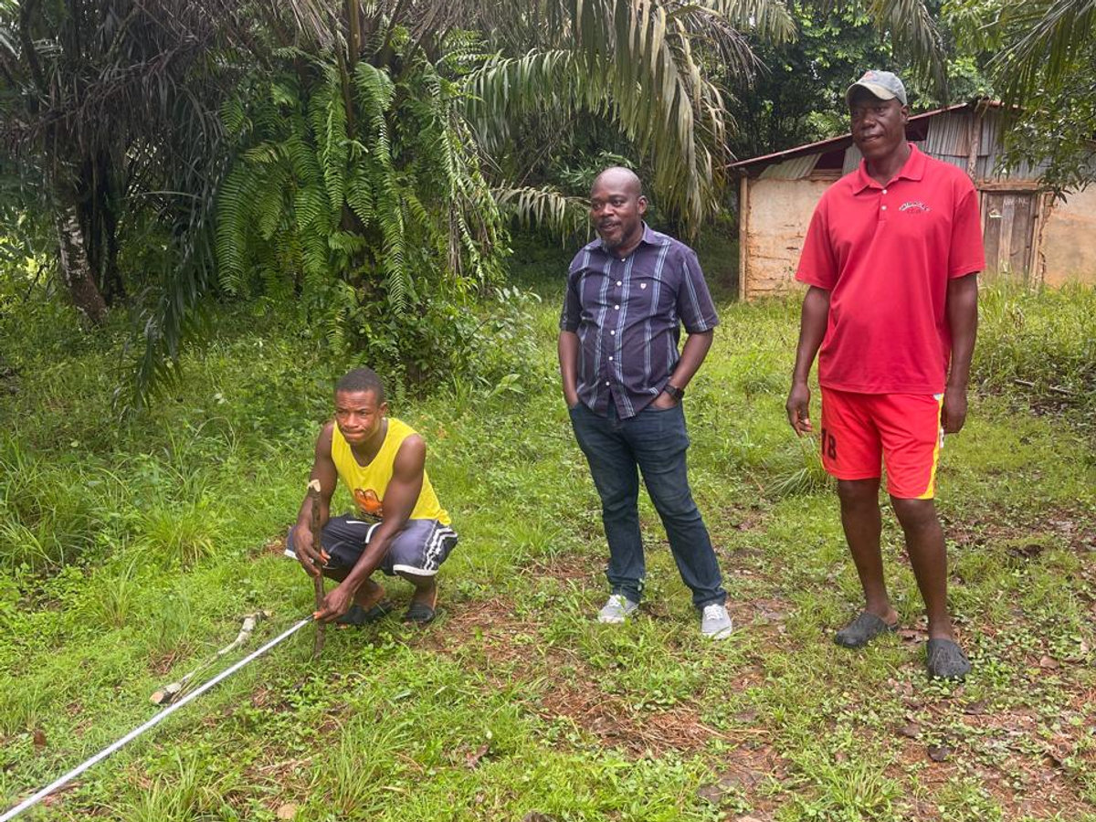 Measuring the building site